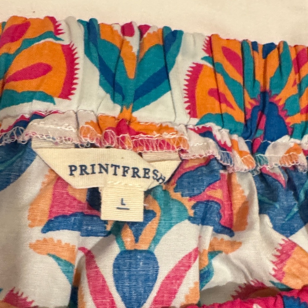 Printfresh Multicolor Floral Boho Blouse Puff Sle… - image 6